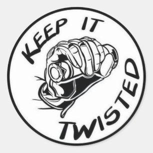 Keep IT Twisted Sticker