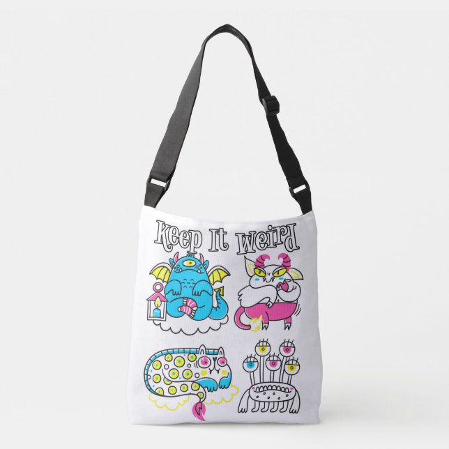 Keep It Weird Crossbody Bag (Front)