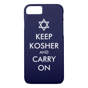 Keep Kosher and Carry On Case-Mate iPhone Case