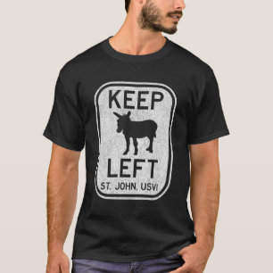 Keep Left St John Usvi Donkey Distressed T-Shirt