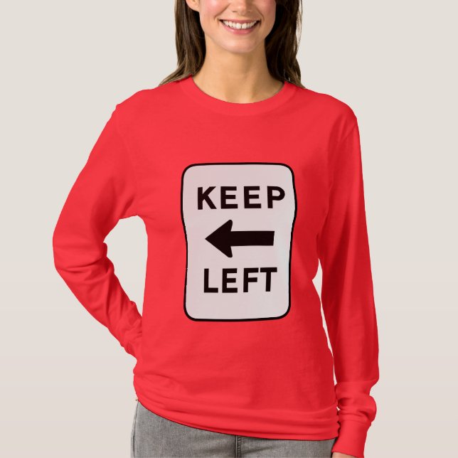 Keep Left T-Shirt (Front)