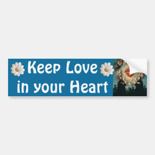 Keep Love bumper sticker