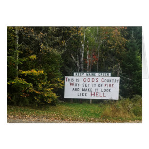 keep maine green