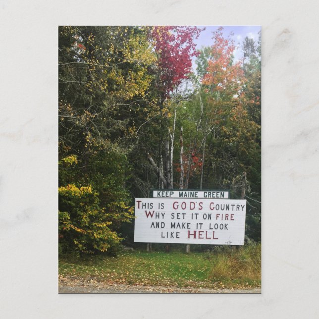 keep maine green postcard (Front)