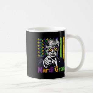 Keep Mardi Gras Great Funny Trump Mardi Gras 2025  Coffee Mug