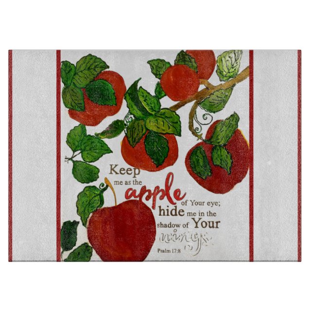 Keep Me As The Apple of Your Eye Cutting Board (Front)