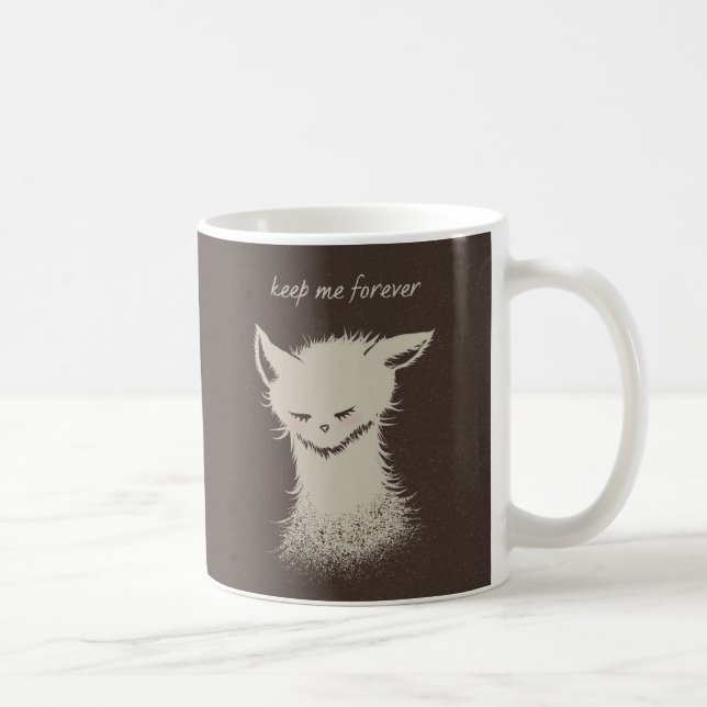 Keep Me Forever - Rescue Cat Coffee Mug (Right)