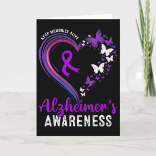 Keep Memories Alive Remember Heimerheimer's Awaren Card