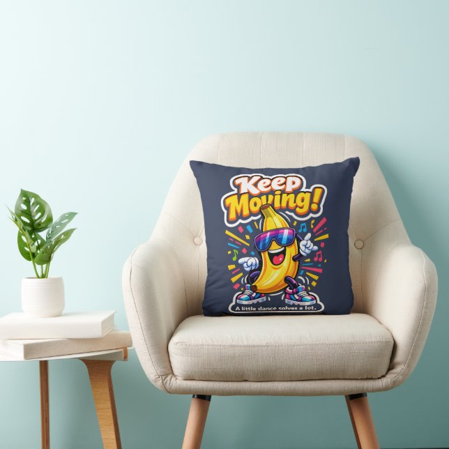 Keep Moving! – Dancing Disco Banana Cushion (Chair)