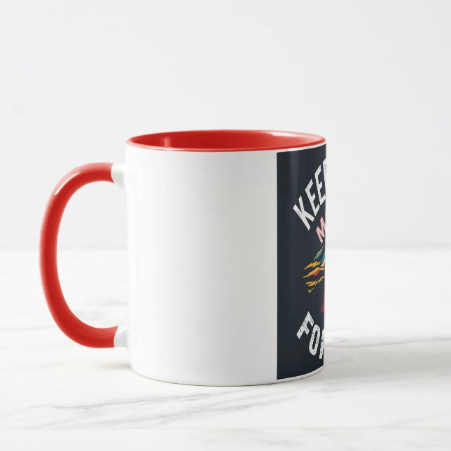 Keep Moving Forward Inspirational Mug (Left)