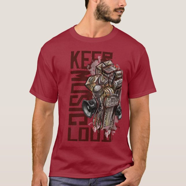 Keep Music Loud T-Shirt (Front)