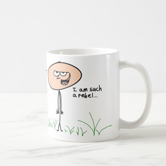 "Keep Off da Grass!!" mugs (Right)