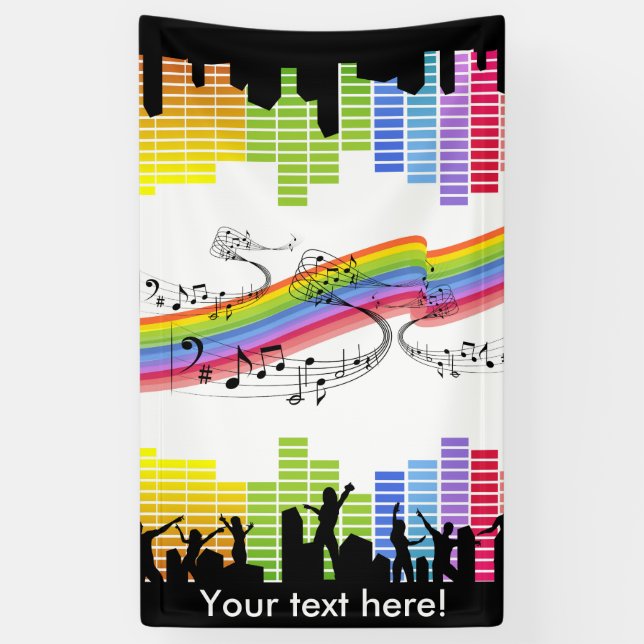 Keep on dancing banner (Vertical)