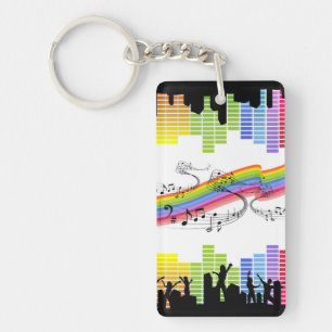 Keep on dancing key ring