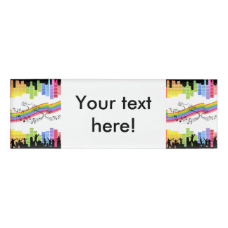 Keep on dancing name tag