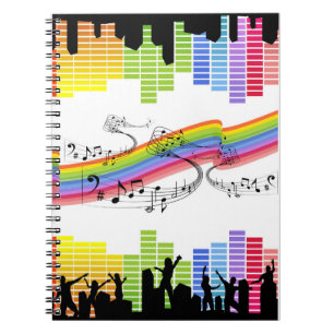 Keep on dancing notebook