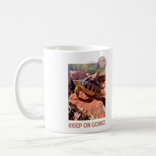 Keep on Going Inspirational coddiwompling Tortoise Coffee Mug