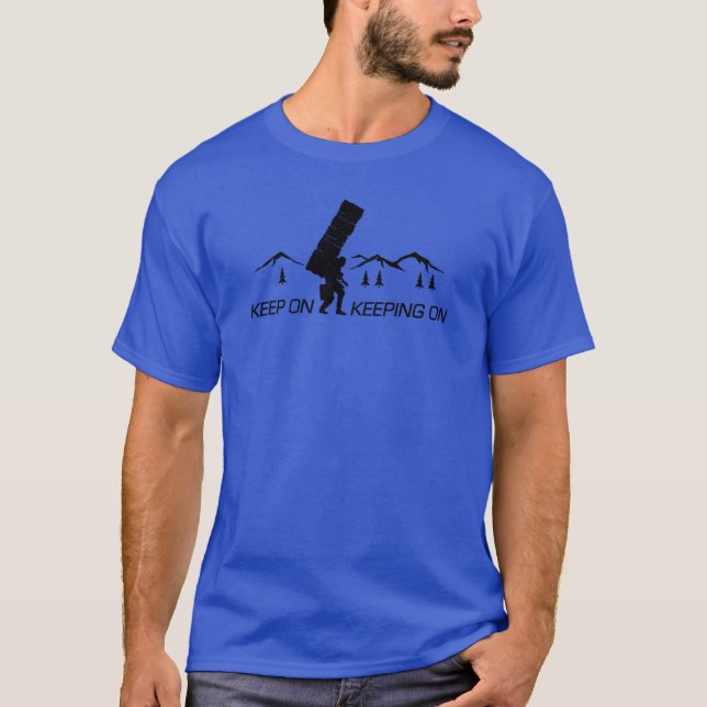 Keep On Keeping On Inverted T-Shirt (Front)