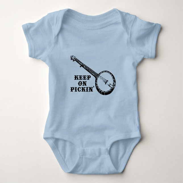 Keep On Pickin' Baby Bodysuit (Front)