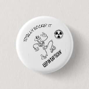 Keep On Rad Techin' 3 Cm Round Badge