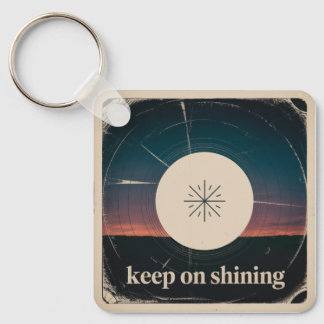Keep On Shining Key Ring