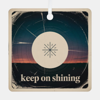 Keep On Shining Metal Tree Decoration