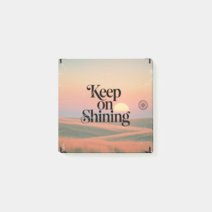 Keep On Shining Post-it Notes