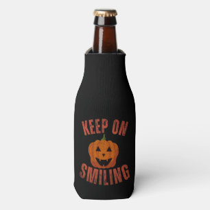 KEEP ON SMILING HALLOWEEN GIFT BOTTLE COOLER
