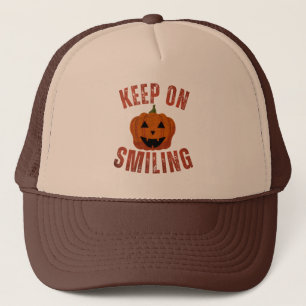 KEEP ON SMILING TRUCKER HAT