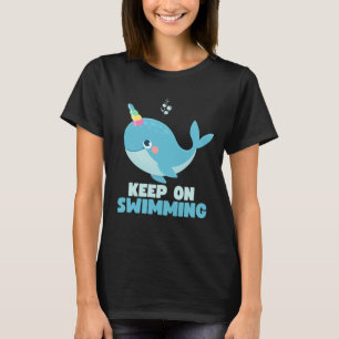 Keep on Swimming Kawaii Whale T-Shirt