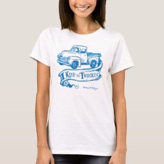 Keep on truckin'-blueT T-Shirt