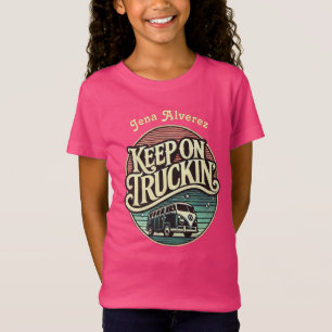 Keep On Truckin’ Retro 60s Personalised T-Shirt