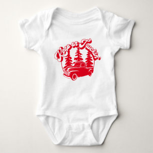 Keep On Truckin Vintage Truck Baby Bodysuit