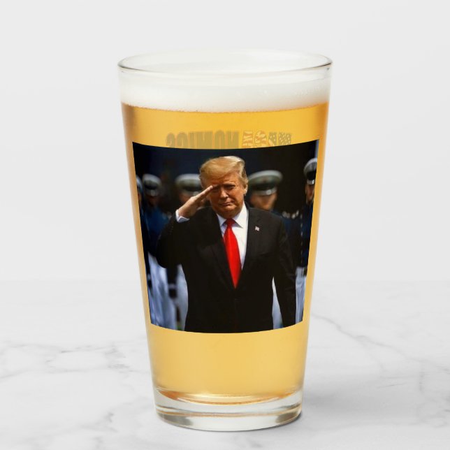 Keep on Trumpin Glass (Back Filled)