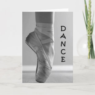 KEEP ON YOUR TOES, DANCE "30th" BIRTHDAY Card