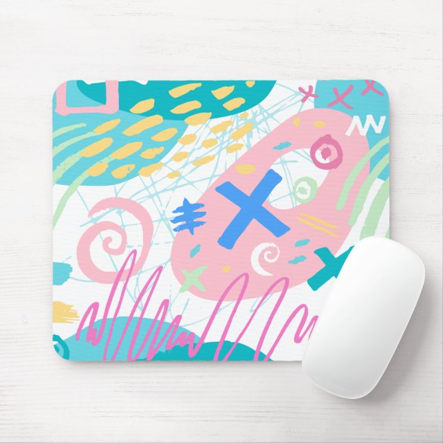 Keep or Create your own design & Text Mouse Pad (With Mouse)