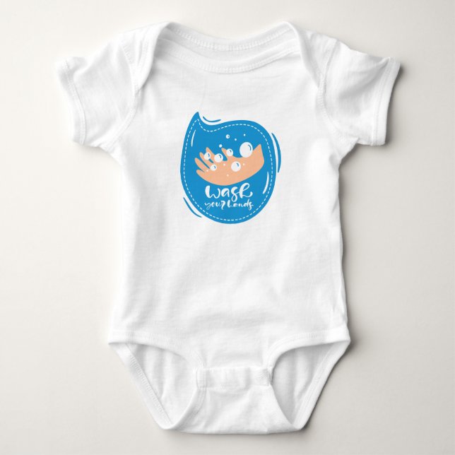 Keep or Create your own text and design :-) Baby Bodysuit (Front)
