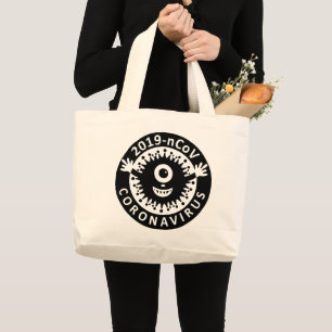 Keep or Create your own text and design :-) Large Tote Bag