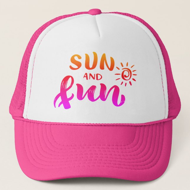 Keep or Create your own text and design :-) Trucker Hat (Front)