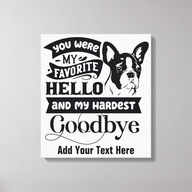 Keep or design your own  canvas print (Front)