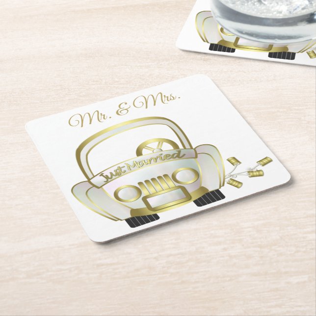 Keep or design your own -Coasters Square Paper Coaster (Angled)