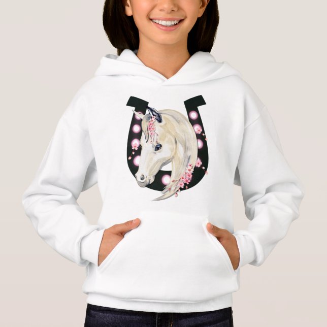 Keep or design your own -Girl's Pullover Hoodie (Front)