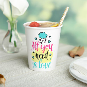 Keep or design your own :-) glass paper cups