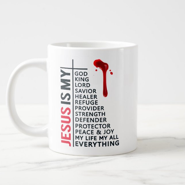 Keep or design your own -mug giant coffee mug (Left)