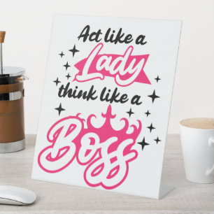 Keep or design your own : pedestal sign