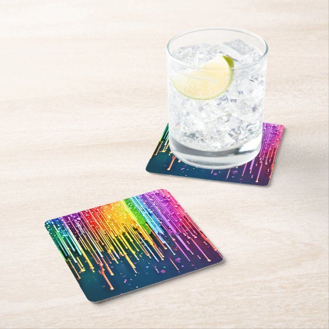 Keep or design your own - square paper coaster (Insitu)
