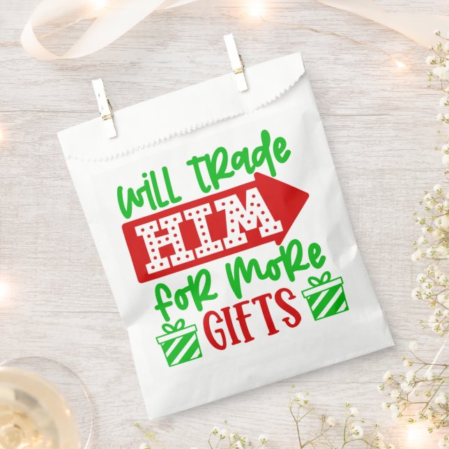 Keep or design your own -White Favour Bags (Clipped)
