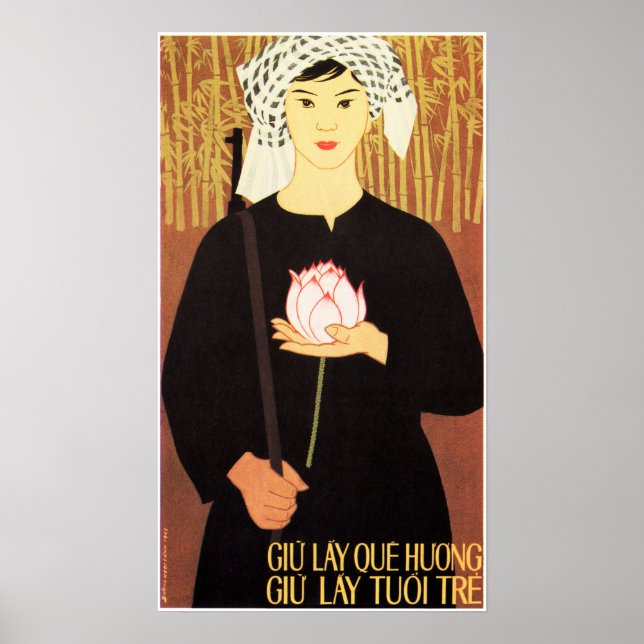 Keep Our Homeland! Keep Our Youth! Vietnam War Poster (Front)