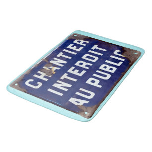 Keep Out Bath Mat