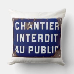 Keep Out! Cushion